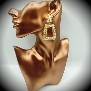 Gold Statement Earrings